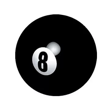 8 BALL (jelvény, 2,5 cm)