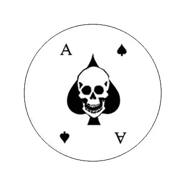 ACE OF SPADES (jelvény, 2,5 cm)