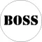 BOSS (jelvény, 2,5 cm)