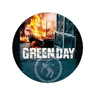 GREEN DAY: Fire (jelvény, 2,5 cm)