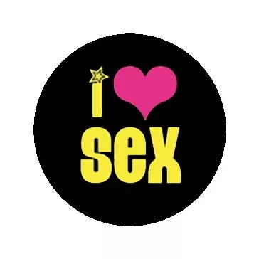 I LOVE SEX (jelvény, 2,5 cm)