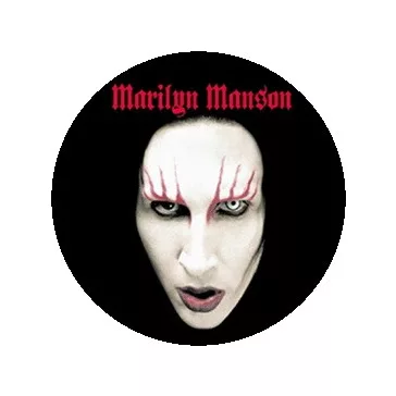 MARILYN MANSON: Face (jelvény, 2,5 cm)