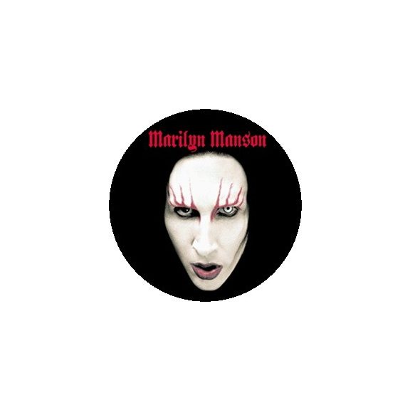 MARILYN MANSON: Face (jelvény, 2,5 cm) MARILYN MANSON: Face (jelvény, 2,5 cm)