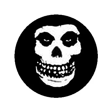 MISFITS: Skull (jelvény, 2,5 cm)