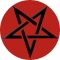 PENTAGRAM (jelvény, 2,5 cm)