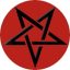 PENTAGRAM (jelvény, 2,5 cm)