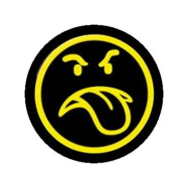 SMILEY: Nyelv (jelvény, 2,5 cm)
