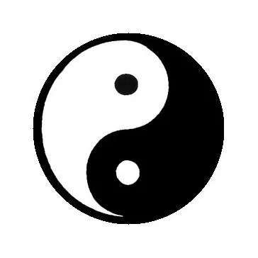 YIN YANG (jelvény, 2,5 cm)