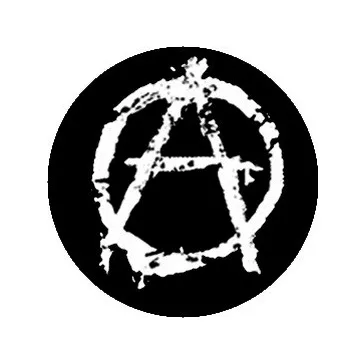 ANARCHY: Symbol (jelvény, 2,5 cm)