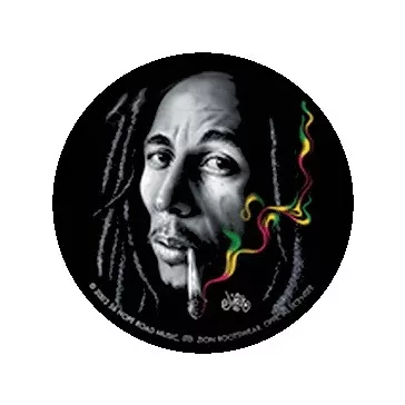 BOB MARLEY: Smoke (jelvény, 2,5 cm)