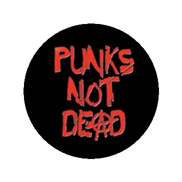 PUNKS NOT DEAD (jelvény, 2,5 cm)