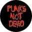 PUNKS NOT DEAD (jelvény, 2,5 cm)