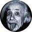 EINSTEIN (jelvény, 2,5 cm)