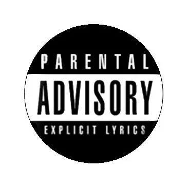 PARENTAL ADVISORY (jelvény, 2,5 cm)