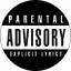 PARENTAL ADVISORY (jelvény, 2,5 cm)