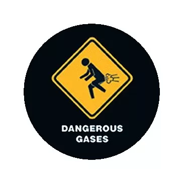 DANGEROUS GASES (jelvény, 2,5 cm)