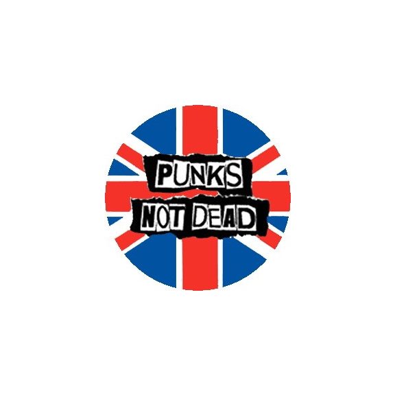 PUNKS NOT DEAD - Flag (jelvény, 2,5 cm) PUNKS NOT DEAD - Flag (jelvény, 2,5 cm)