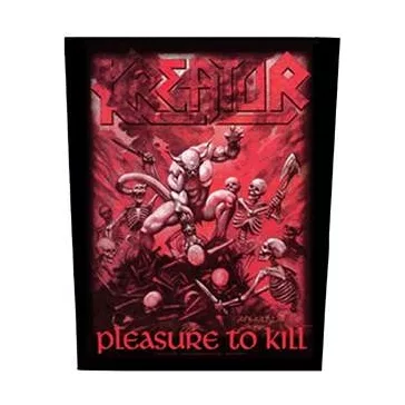 KREATOR: Pleasure To Kill (hátfelvarró / backpatch)