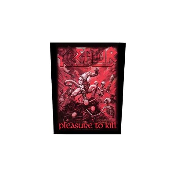 KREATOR: Pleasure To Kill (hátfelvarró / backpatch) KREATOR: Pleasure To Kill (hátfelvarró / backpatch)