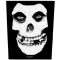 MISFITS: Skull (hátfelvarró / backpatch)