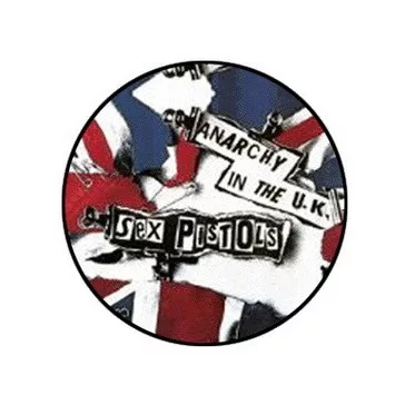SEX PISTOLS: Anarchy In The U.K. (jelvény, 2,5 cm)