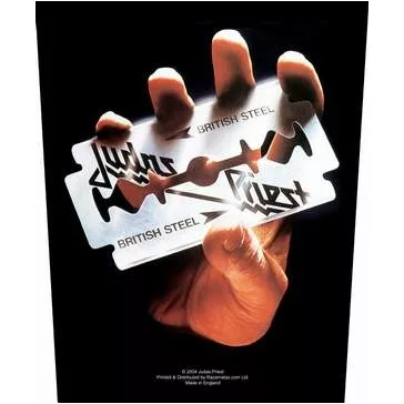 JUDAS PRIEST: British Steel (hátfelvarró / backpatch)
