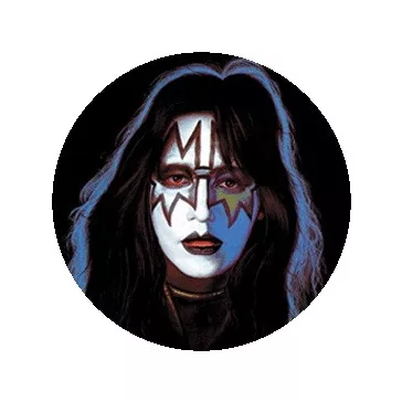 KISS: Ace Frehley (jelvény, 2,5 cm)