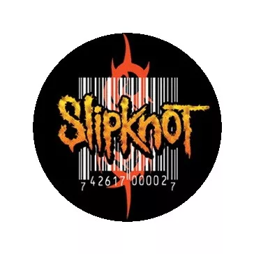 SLIPKNOT: Barcode (jelvény, 2,5 cm)