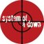 SYSTEM OF A DOWN: Target (jelvény, 2,5 cm)