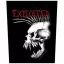 EXPLOITED: Bastard Skull (hátfelvarró / backpatch)