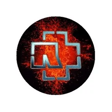 RAMMSTEIN: Lava (jelvény, 2,5 cm)