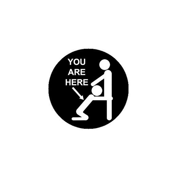YOU ARE HERE (jelvény, 2,5 cm) YOU ARE HERE (jelvény, 2,5 cm)
