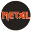 METAL (jelvény, 2,5 cm)