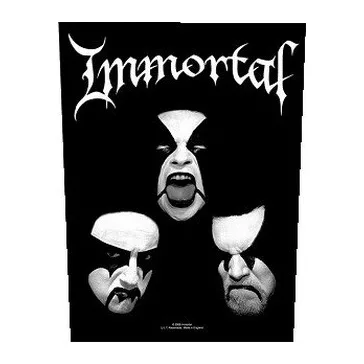 IMMORTAL: Faces (hátfelvarró / backpatch)