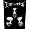 IMMORTAL: Faces (hátfelvarró / backpatch)
