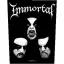 IMMORTAL: Faces (hátfelvarró / backpatch)