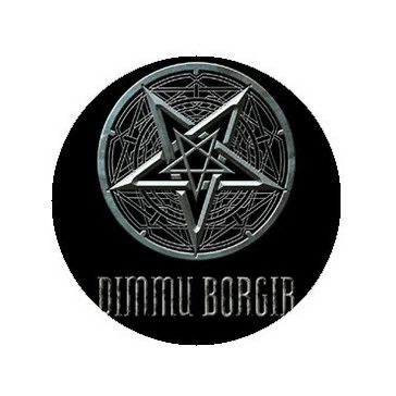 DIMMU BORGIR: Logo (jelvény, 2,5 cm)