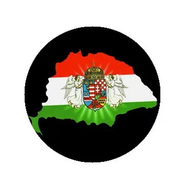 NAGY-MAGYARORSZÁG: Angyalokkal (jelvény, 2,5 cm)