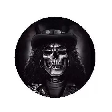 SLASH: Skull (jelvény, 2,5 cm)