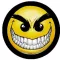 SMILEY: Gonosz (jelvény, 2,5 cm)