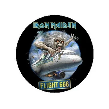 IRON MAIDEN: Flight 666 (jelvény, 2,5 cm)