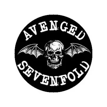 AVENGED SEVENFOLD: Logo (jelvény, 2,5 cm)