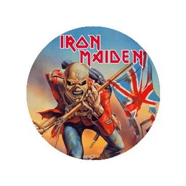 IRON MAIDEN: Trooper (jelvény, 2,5 cm)