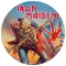 IRON MAIDEN: Trooper (jelvény, 2,5 cm)