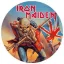 IRON MAIDEN: Trooper (jelvény, 2,5 cm)