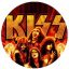 KISS: Fire (jelvény, 2,5 cm)