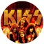 KISS: Fire (jelvény, 2,5 cm)