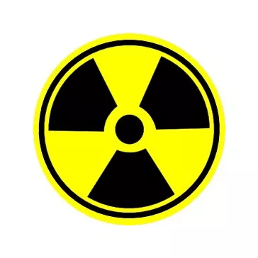 RADIOACTIV (jelvény, 2,5 cm)