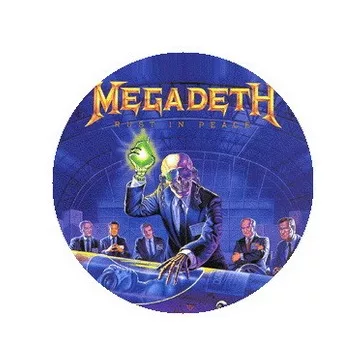 MEGADETH: Rust In Peace (jelvény, 2,5 cm)