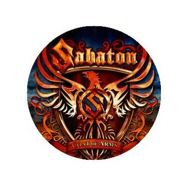 SABATON: Coat Of Arms (jelvény, 2,5 cm)